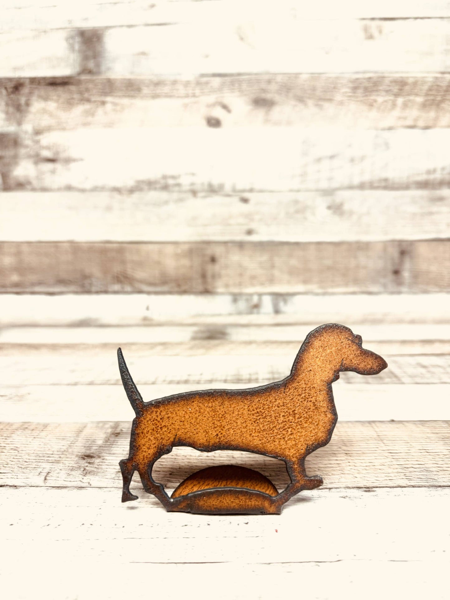 Dachshund Wiener Dog DOODAD Rustic Standing Figurine