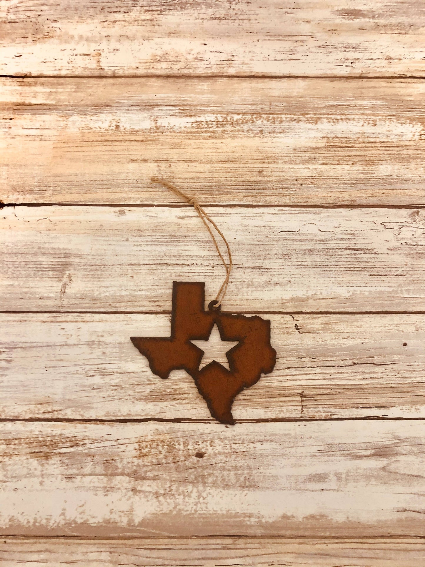 Texas State with Star Lone Star Western Ornament