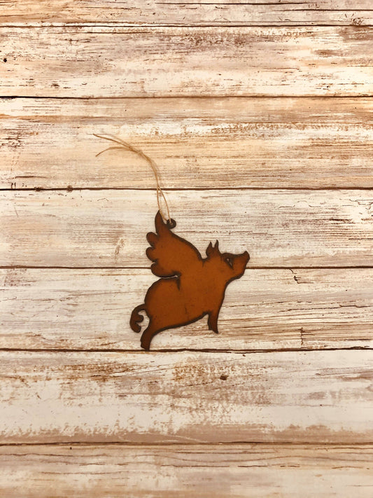 Flying Pig Ornament