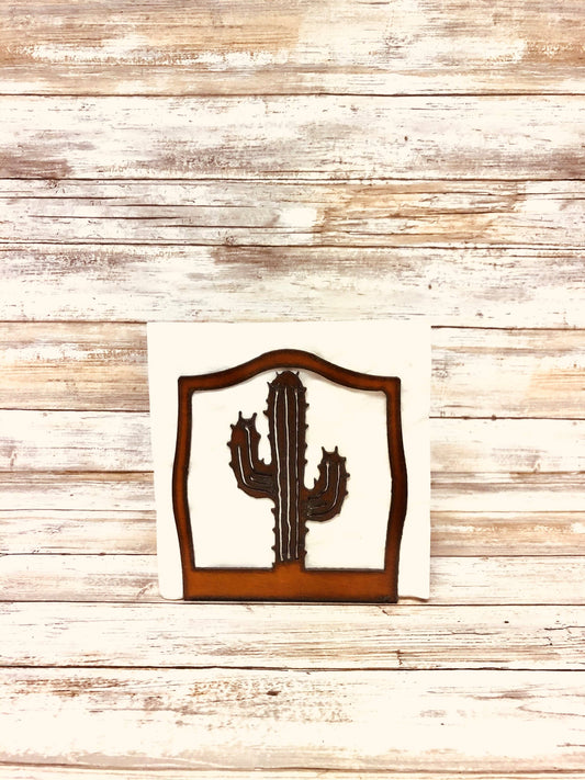 Saguaro Cactus Emporium Southwestern Desert Napkin Holder