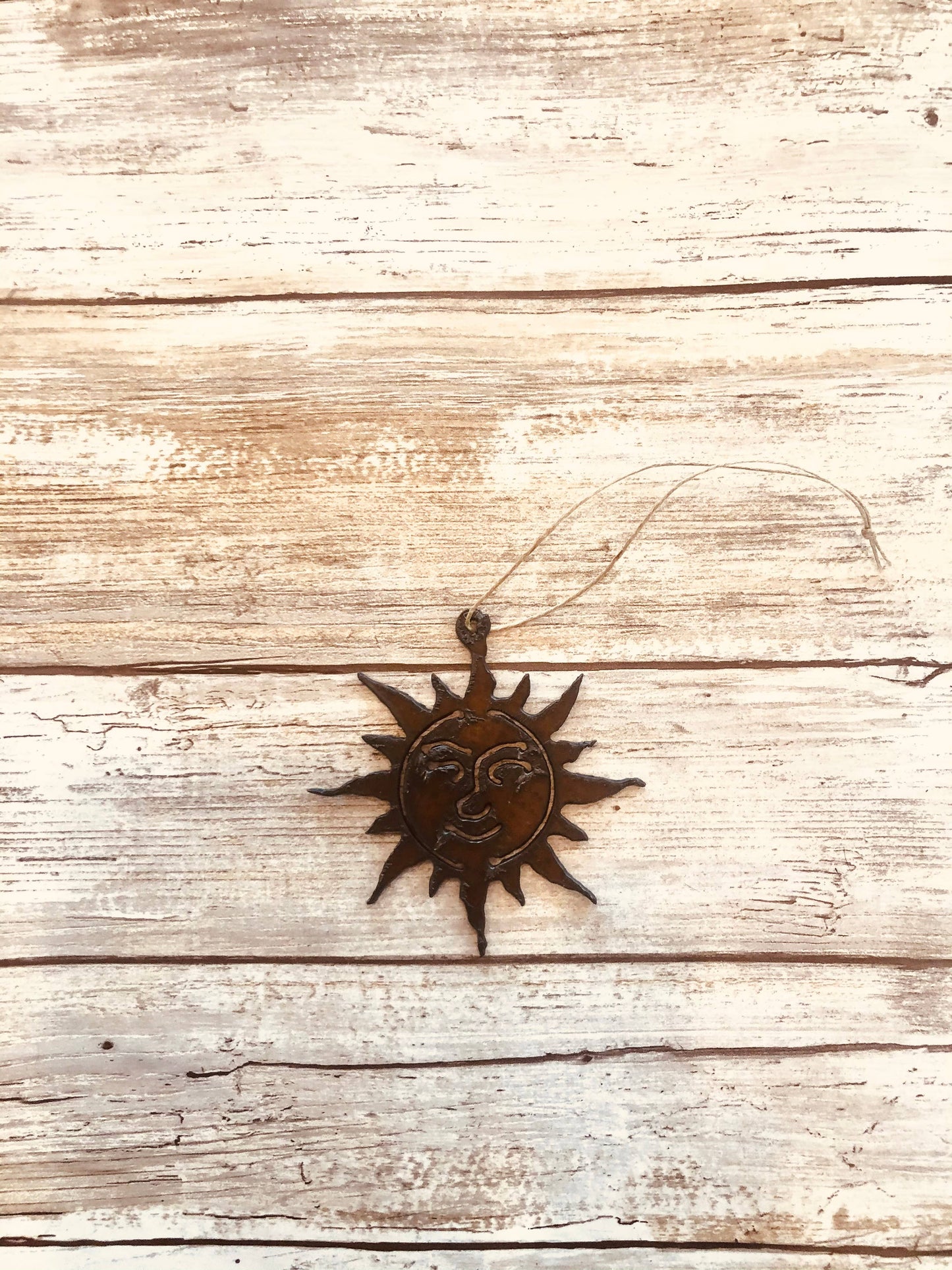 Sun Face Southwest Desert Ornament