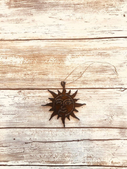 Sun Face Southwest Desert Ornament