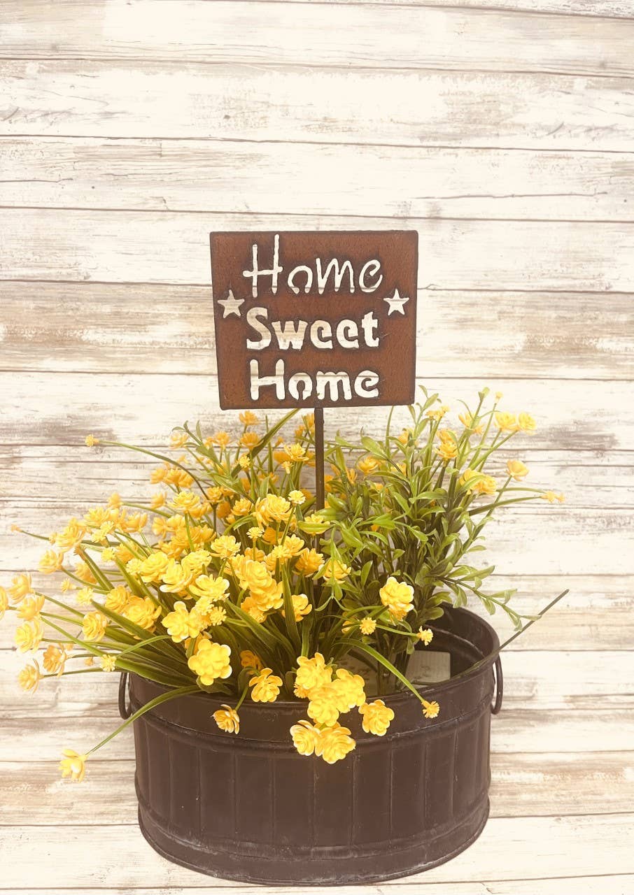 Home Sweet Home Plant Stake Plaque