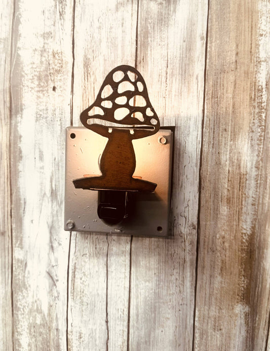 Mushroom #3 Image Night Light Rustic Whimsical Gift