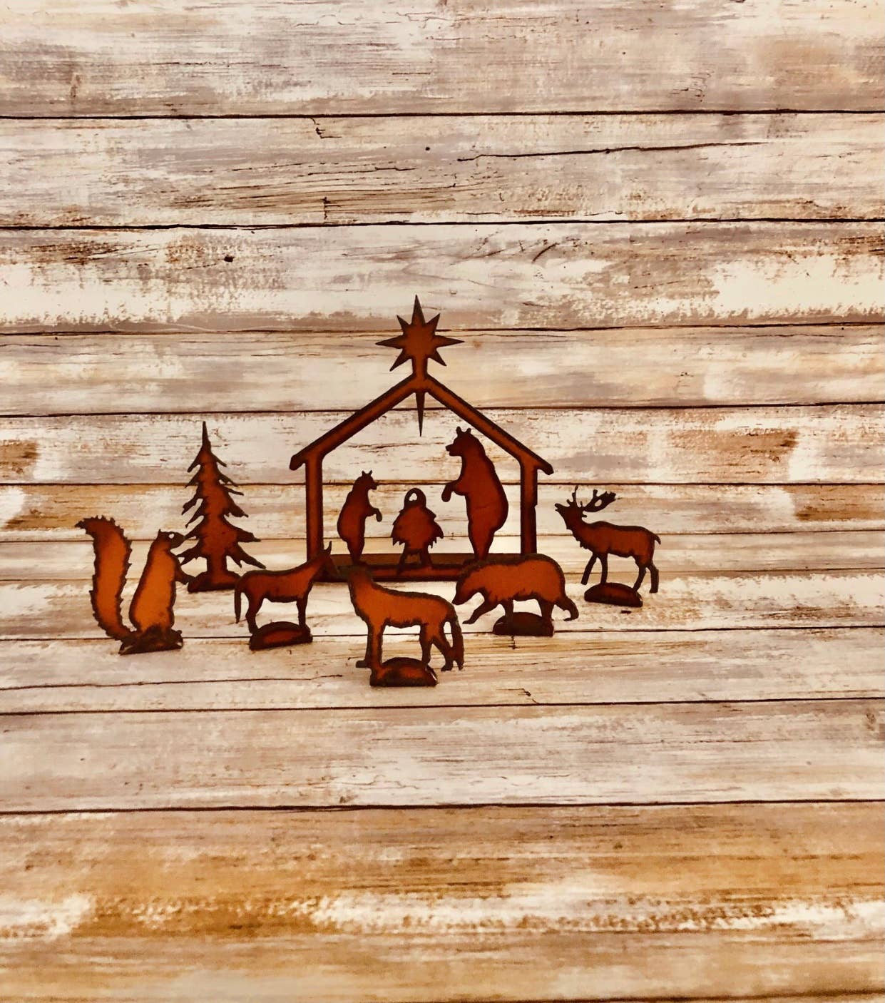 Bear Lodge Small Nativity