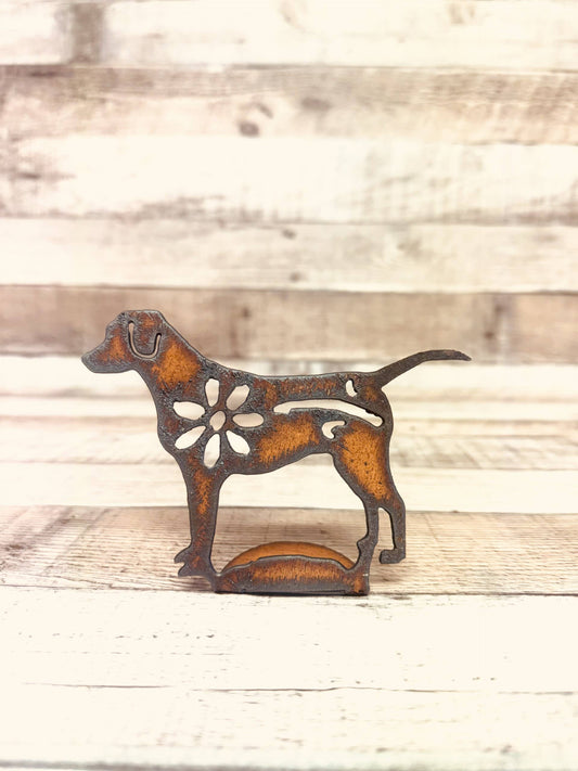 Lab GARDEN FRIEND Standing Figurine Dog Gift