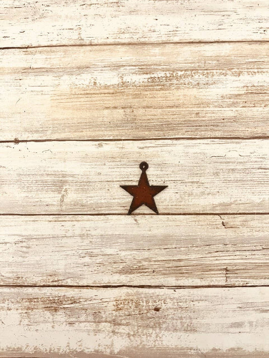 Star Western Charm Gift Tie on Pendant