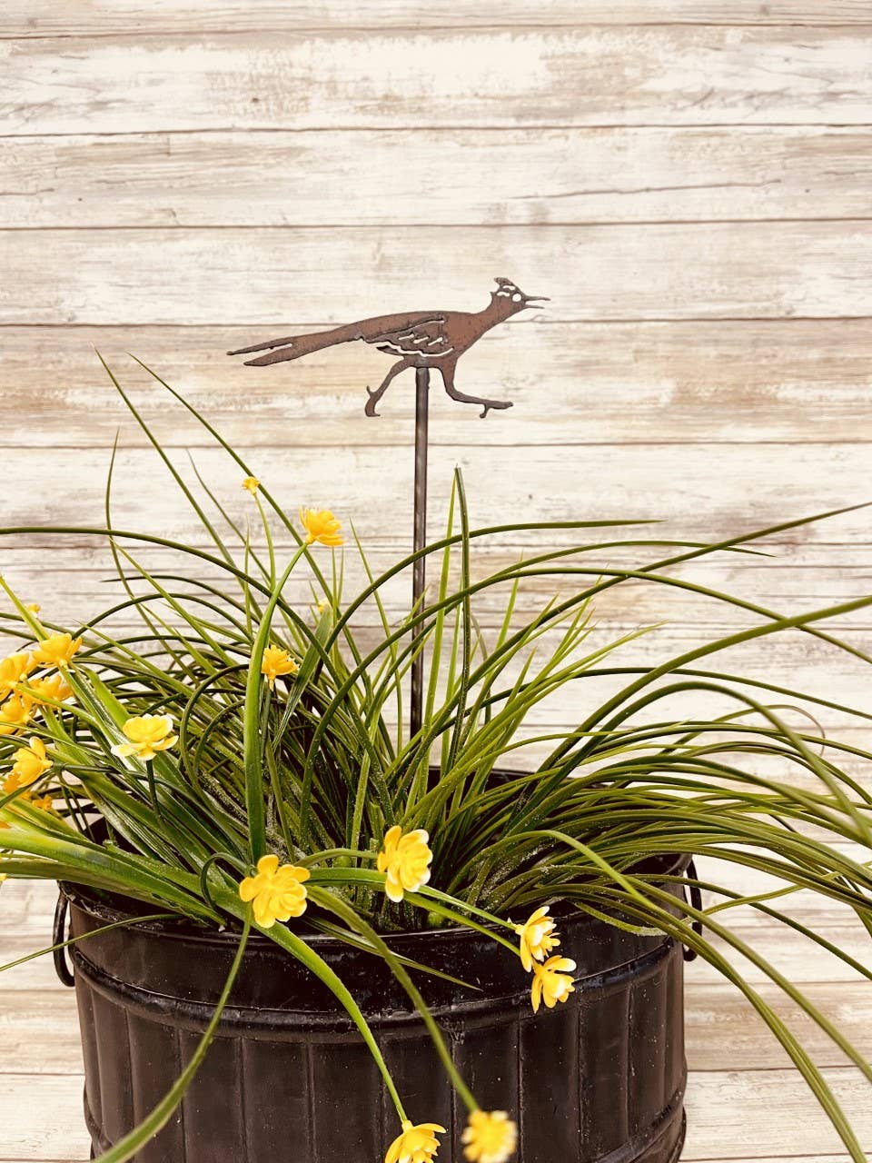 Roadrunner Running Garden Southwest Plant Stake