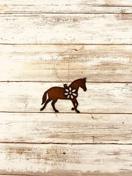 Trotting Horse GARDEN FRIEND Western Ornament