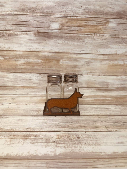 Corgi Pet Salt N Pepper Shaker Holder