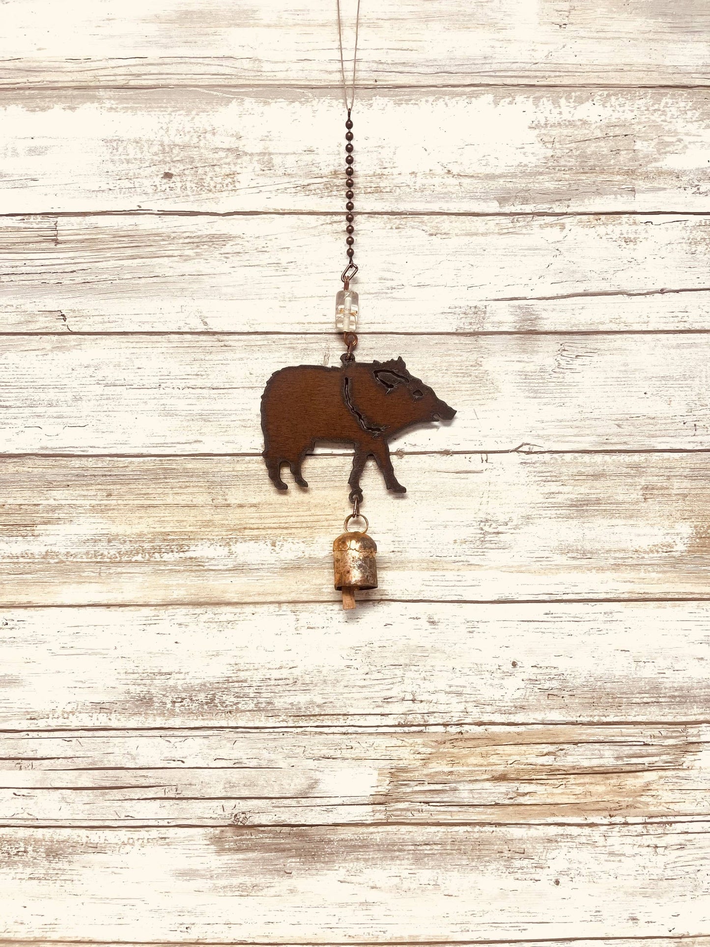 Javelina Southwest Bell Rustic Garden Chime