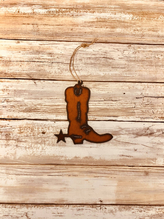 Boot western rodeo Ornament