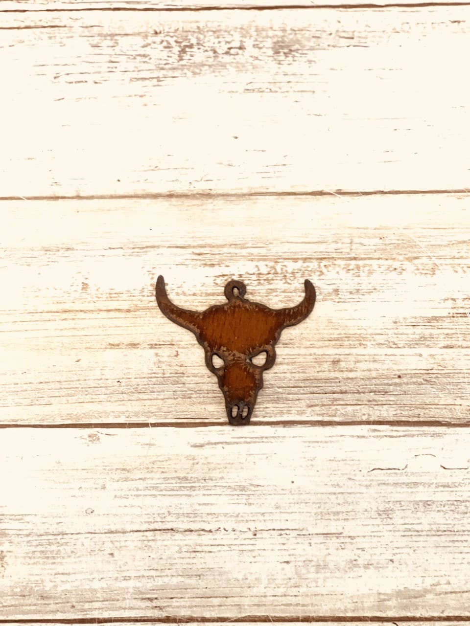 Buffalo Skull Charm Pendant