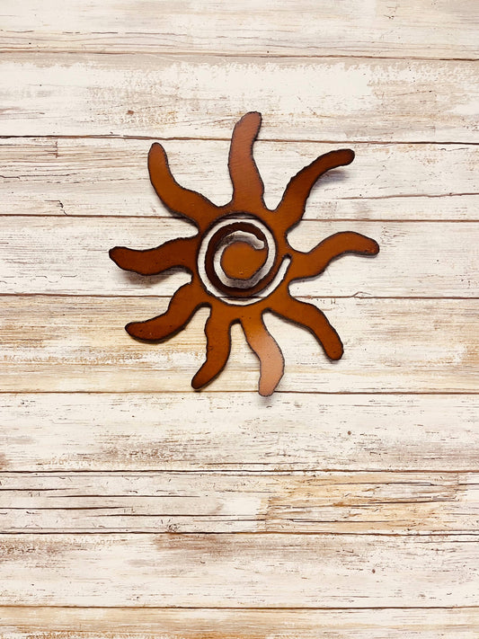 Sun wall Art Desert rustic metal Small Size