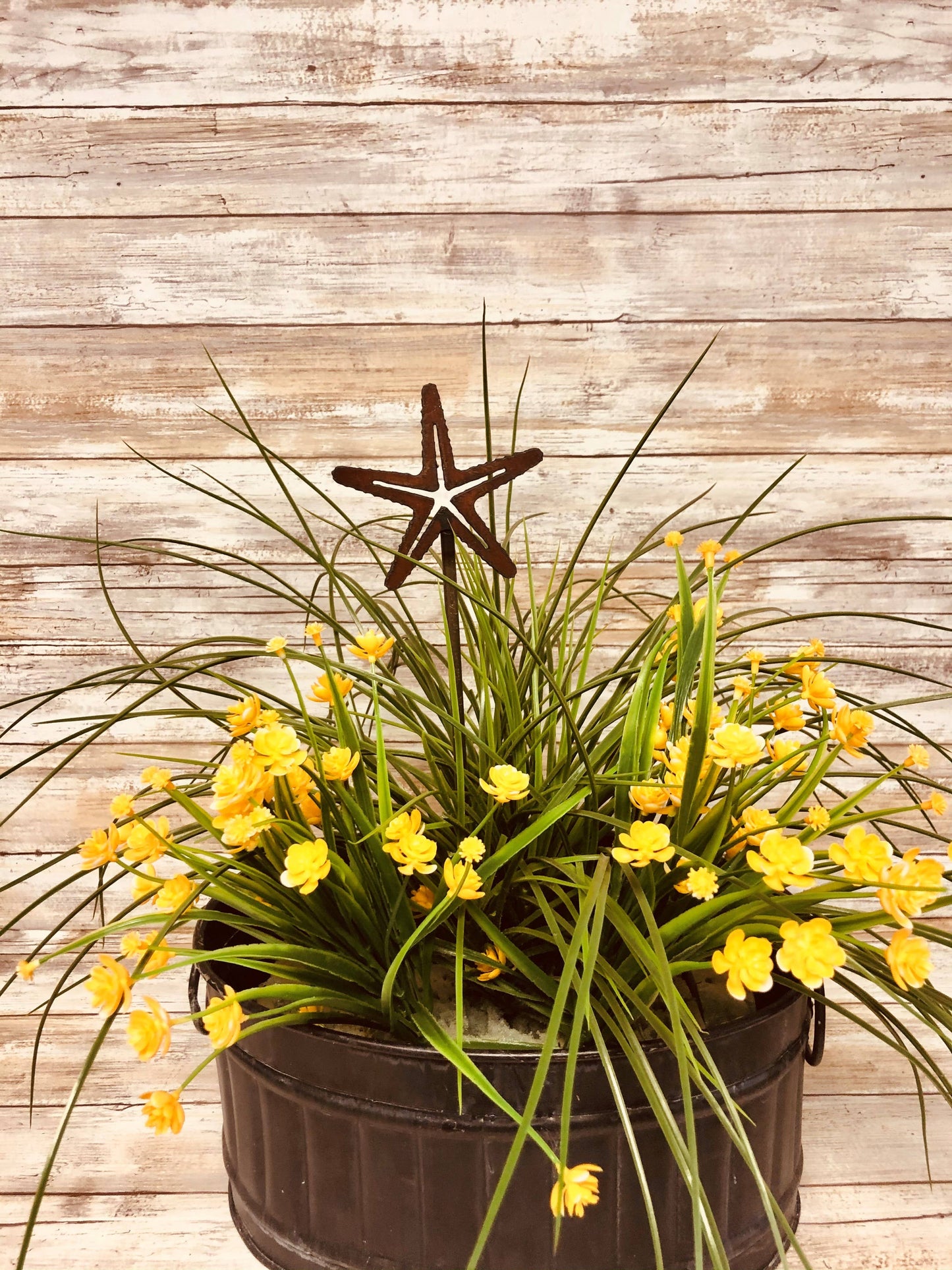 Starfish Garden Nautical Plant Stake