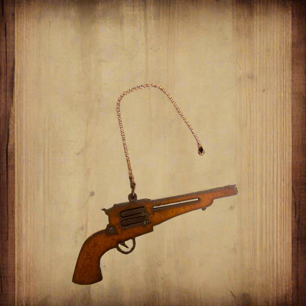 Gun Pistol Six Shooter Ceiling Fan Pull