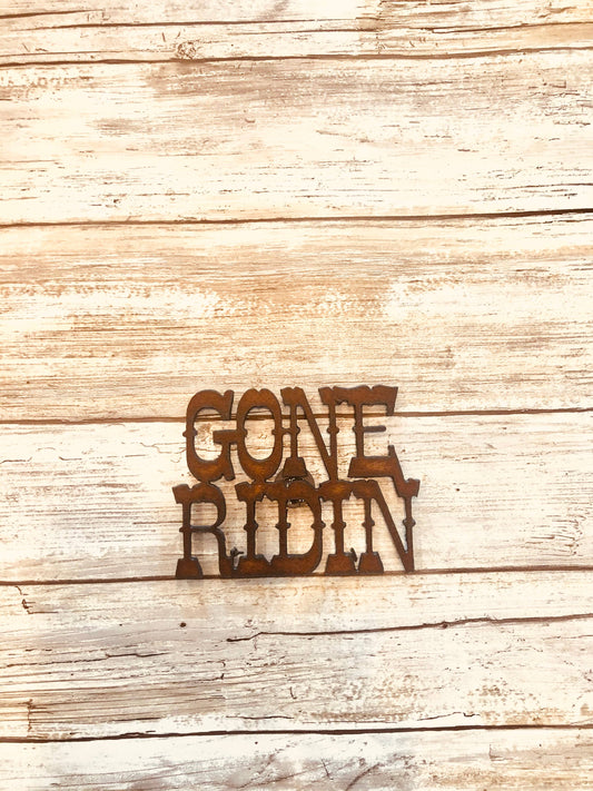 Gone Ridin Western Horse lovers Magnet