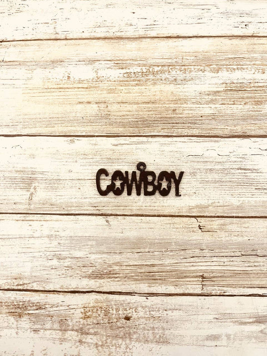 Cowboy Word Charm