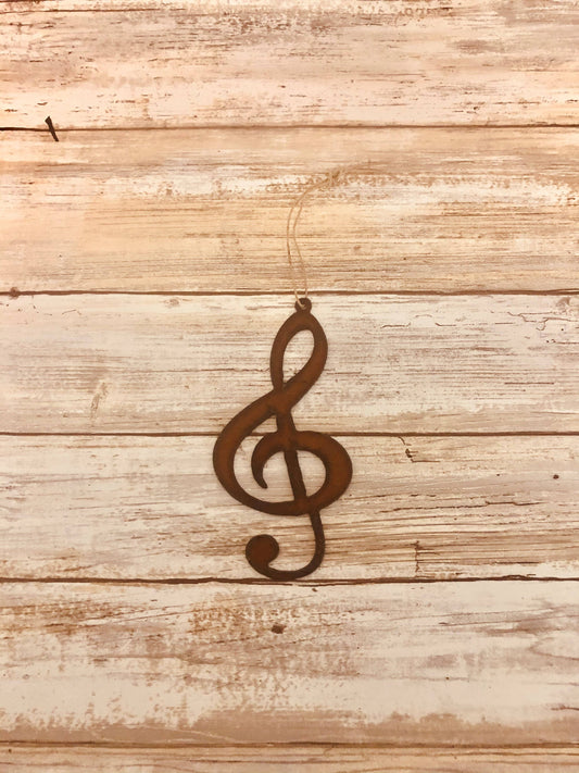 Treble Clef Ornament