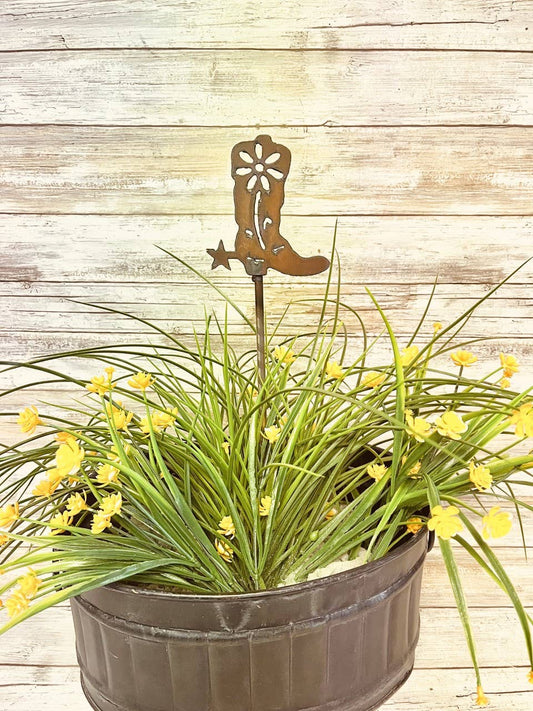 Boot GARDEN FRIEND Western Garden Plant Stake