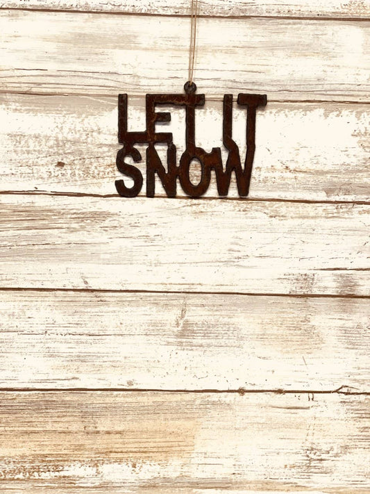 Let it Snow Ornament