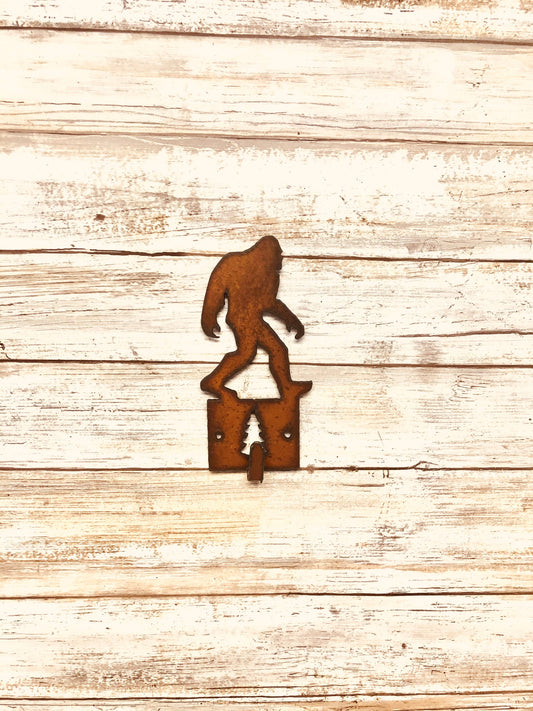 Bigfoot Yeti Sasquatch Single Key Hook