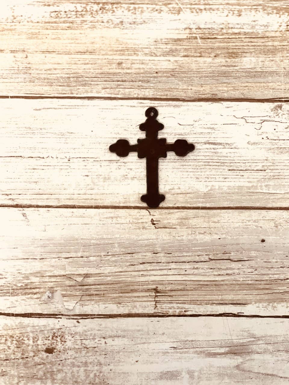 Cross With Square Center Charm