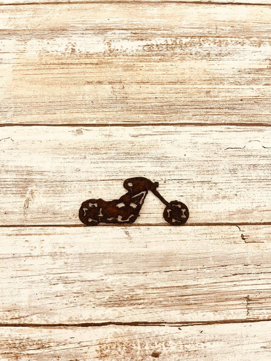 Chopper Motorcycle Charm Pendant