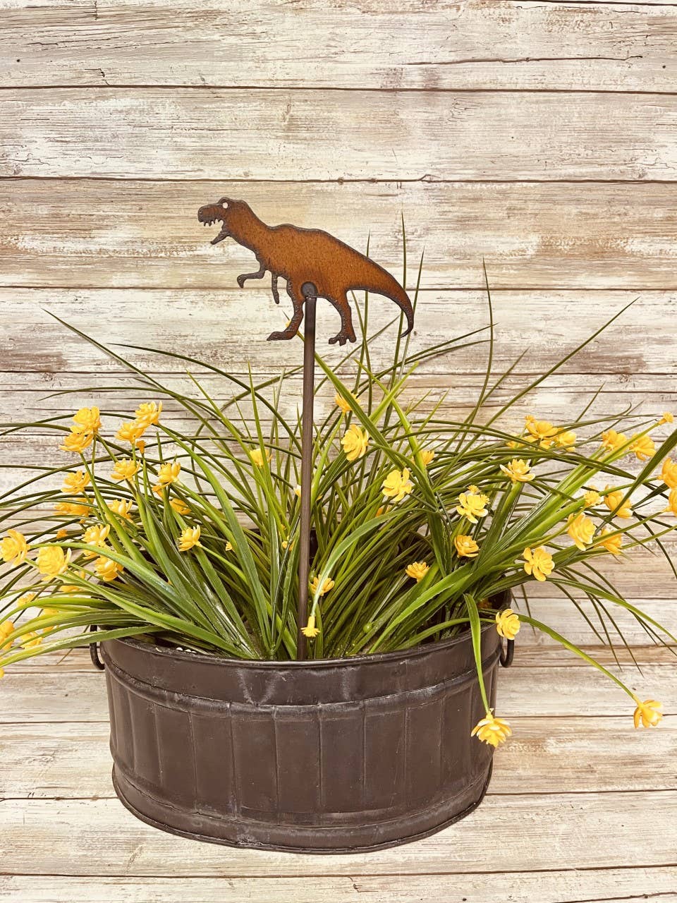 Tyrannosaurus Rex Dinosaur Garden Plant Stake