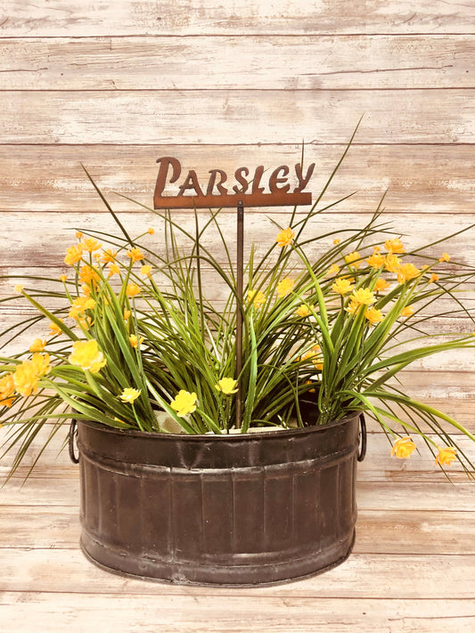 Parsley Herb Garden Marker Plant Stake