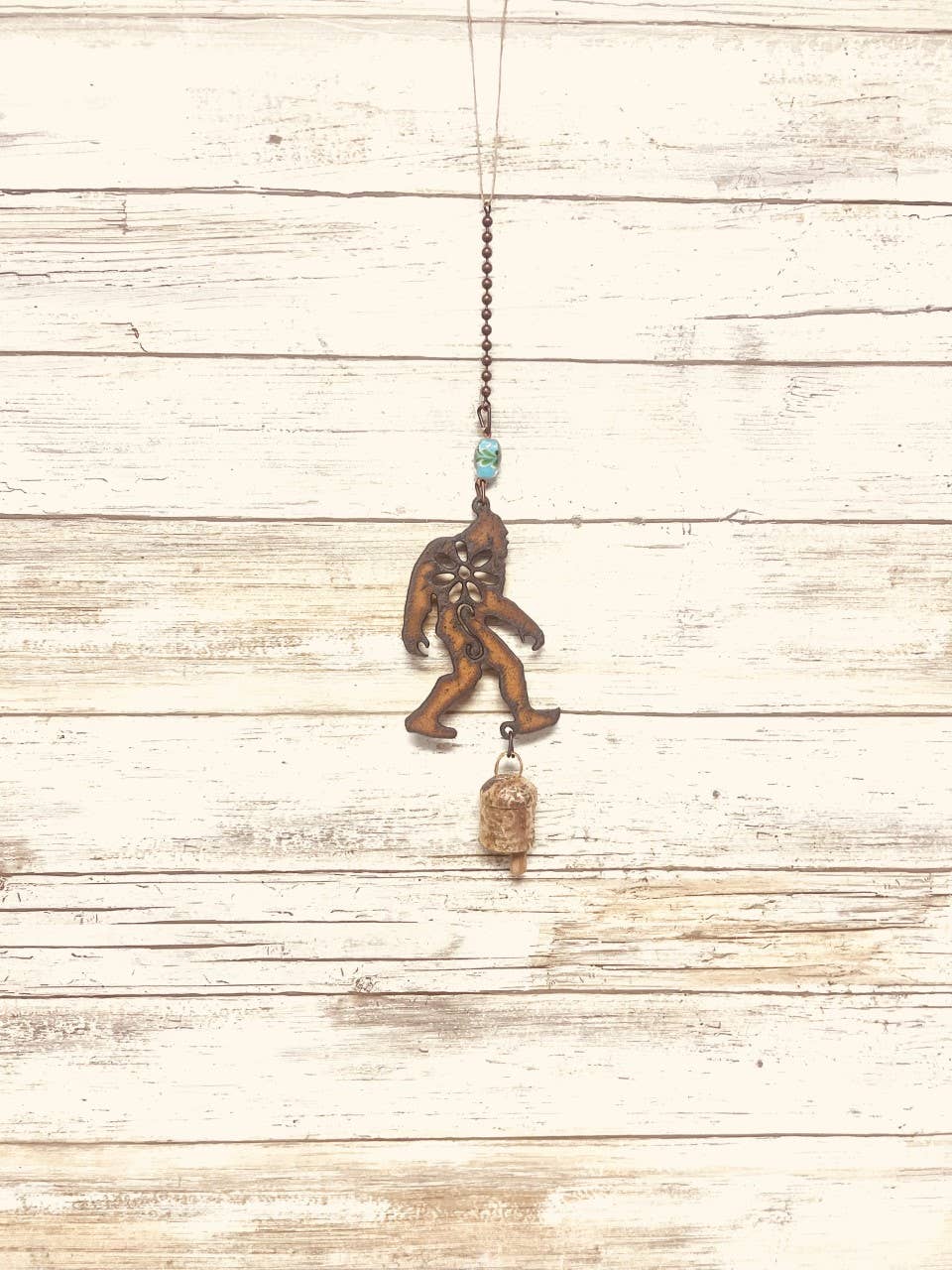 Bigfoot Yeti GARDEN FRIEND Sasquatch Bell Chime