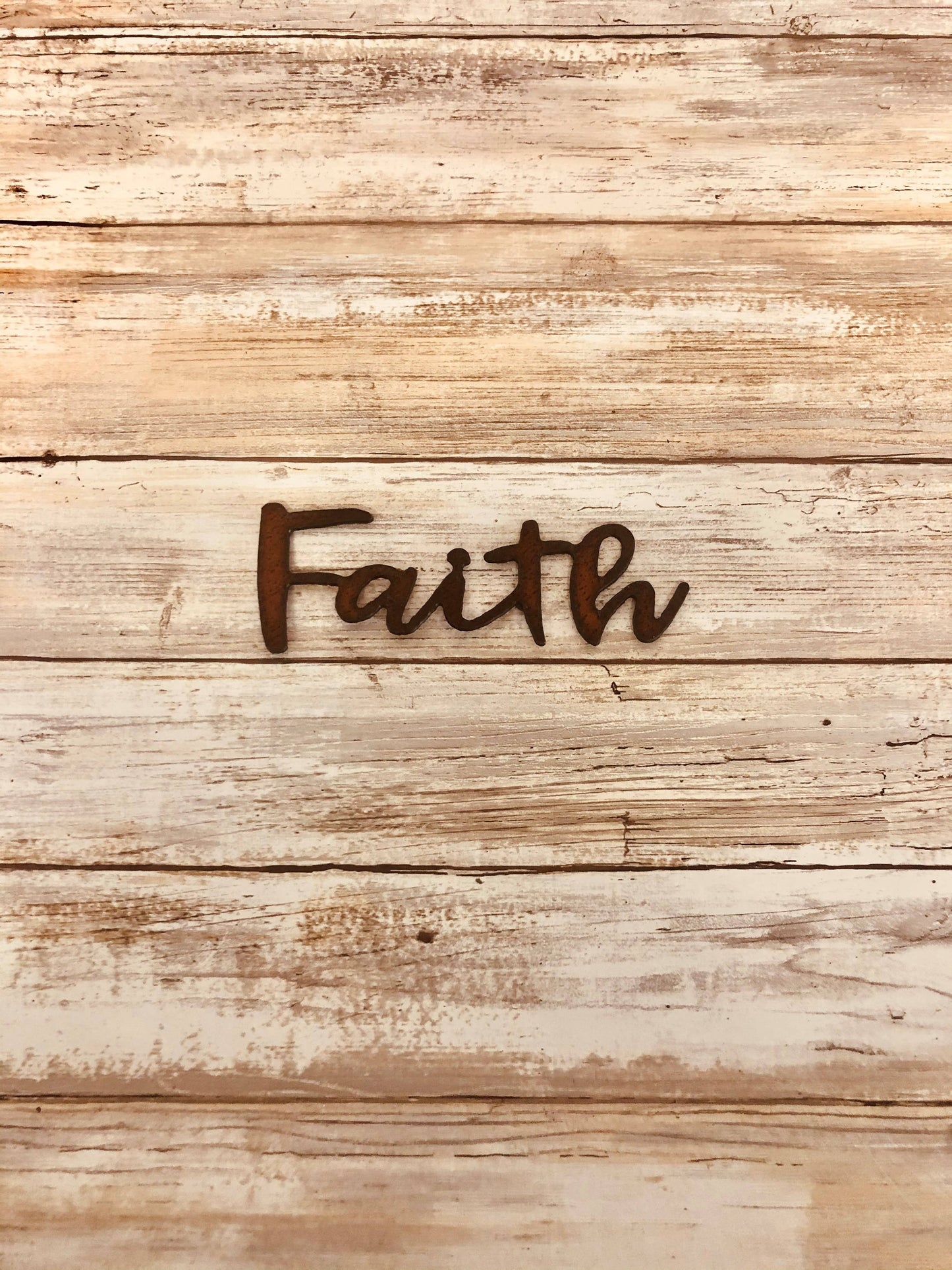 Faith Cursive Word Magnet