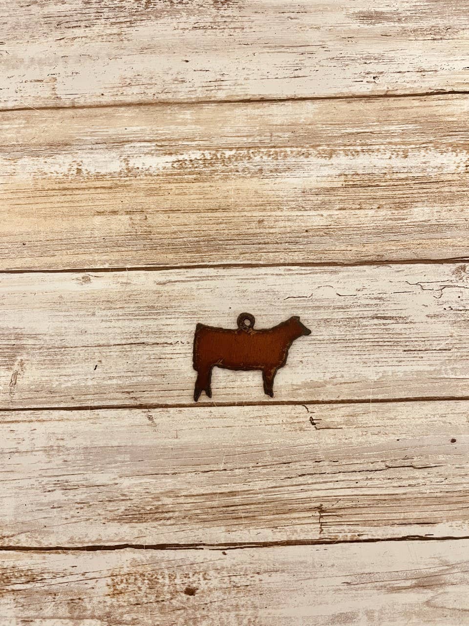 Show Heifer Charm Pendant Ornament Made in The USA Farm