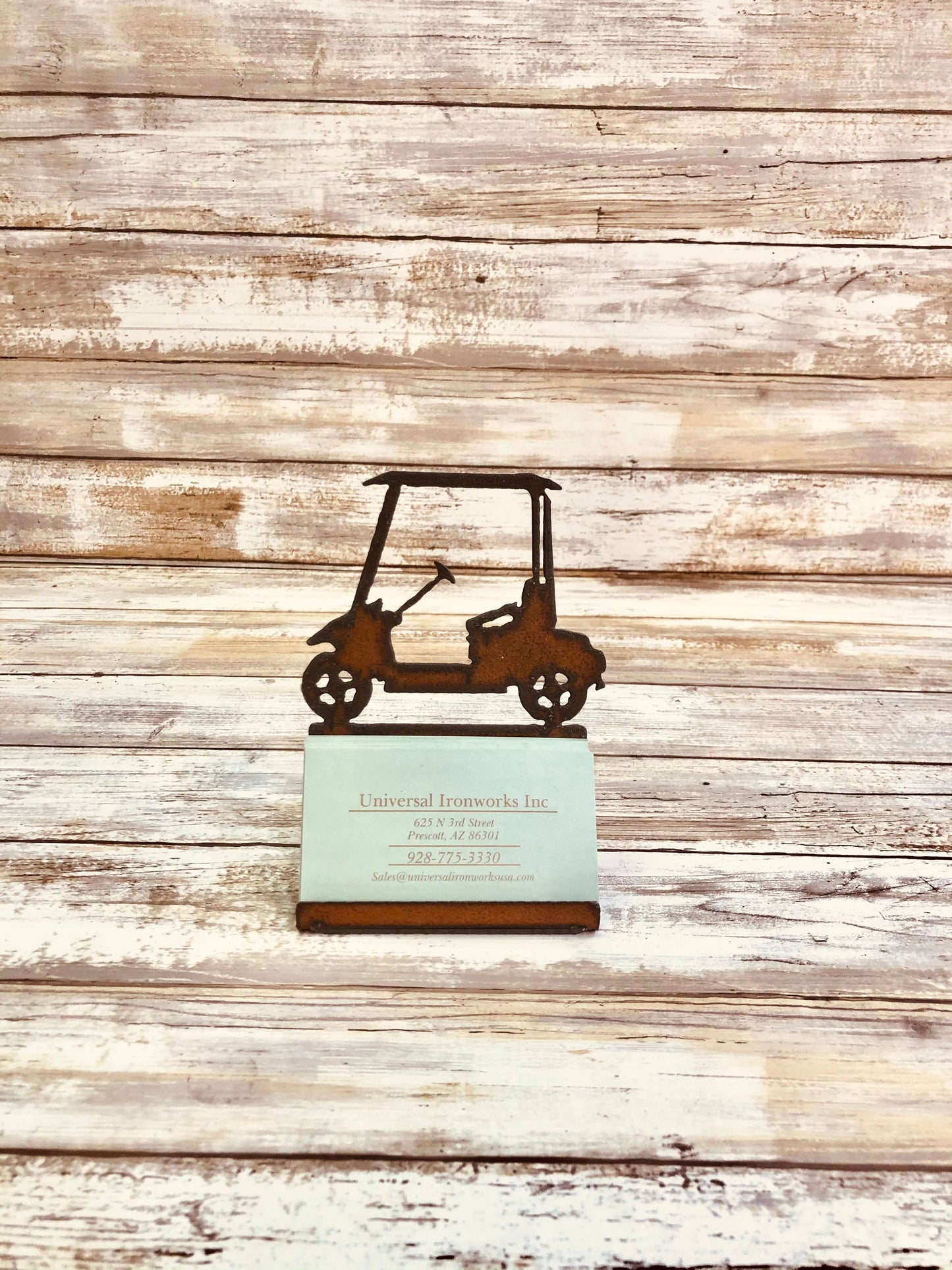 Golf Cart Business Card Holder