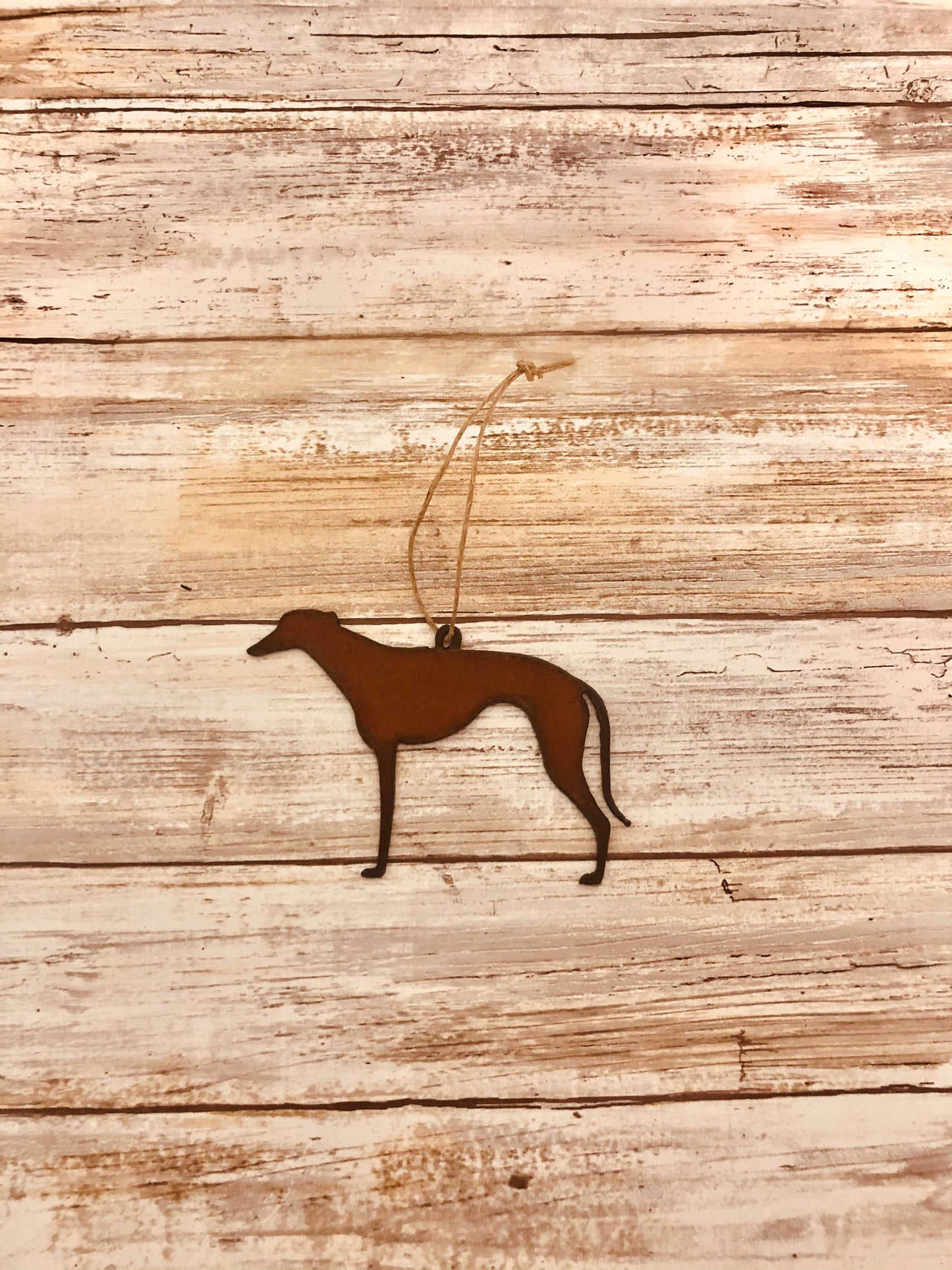 Grey Hound Ornament