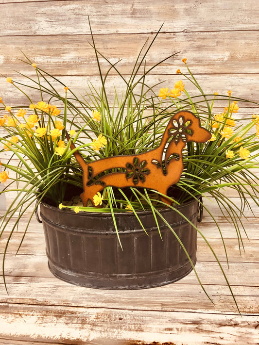 Dachshund Wiener  Dog Pet Garden Friends Yard Stake