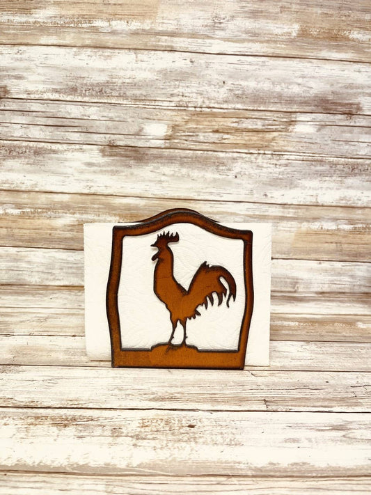 Rooster Farmhouse Napkin Holder