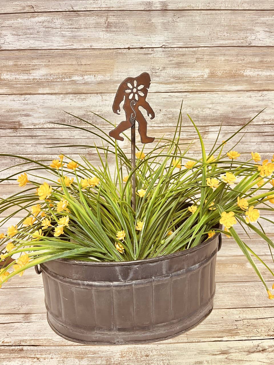 Bigfoot Yeti GARDEN FRIEND Plant Stake