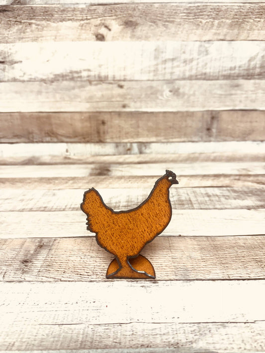 Chicken DOODAD Rustic Farmhouse Tabletop Figurine