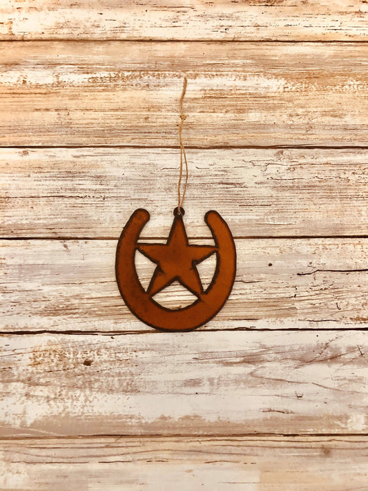 Horseshoe Star Ornament