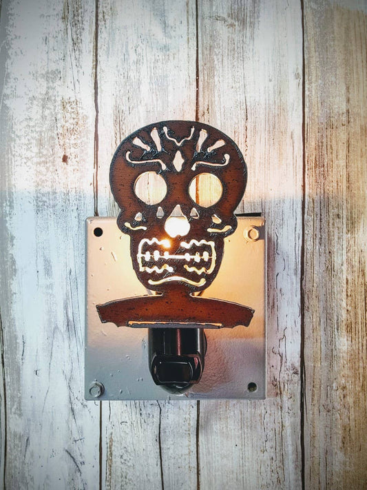 Sugar Skull Image Nightlight Day of The Dead Southwest