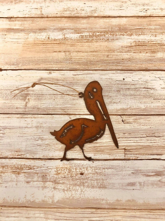 Pelican  Nautical Rustic Ornament