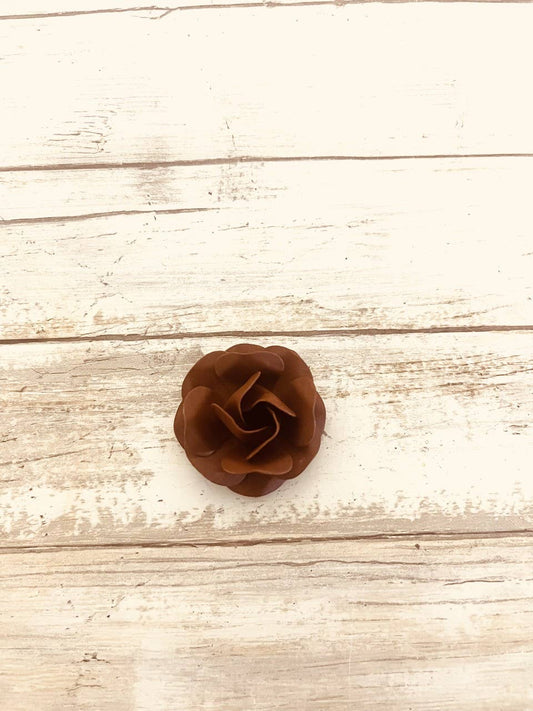 Rose Magnet 3D Rustic Metal 2 Inch Garden Gift