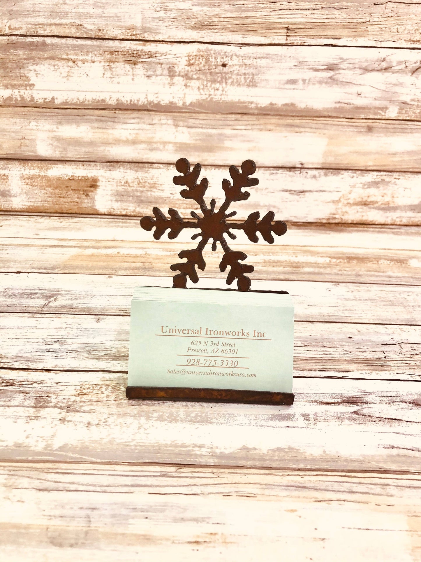 Snowflake Business Card Holder