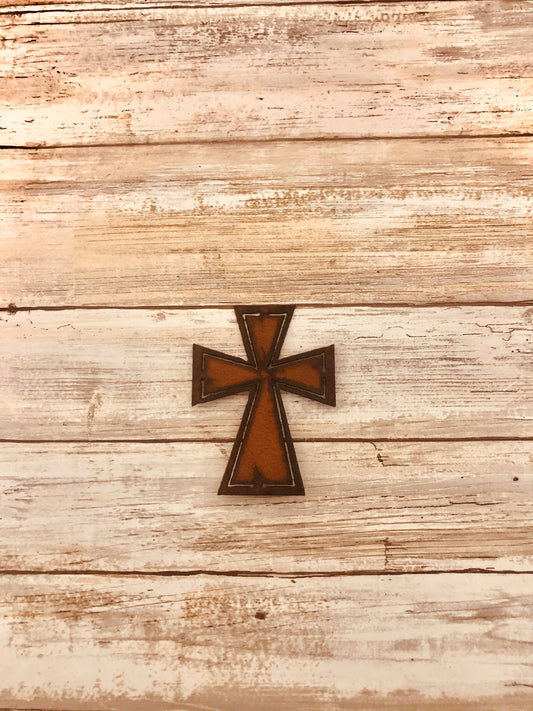 Maltese Cross with Cuts Magnet