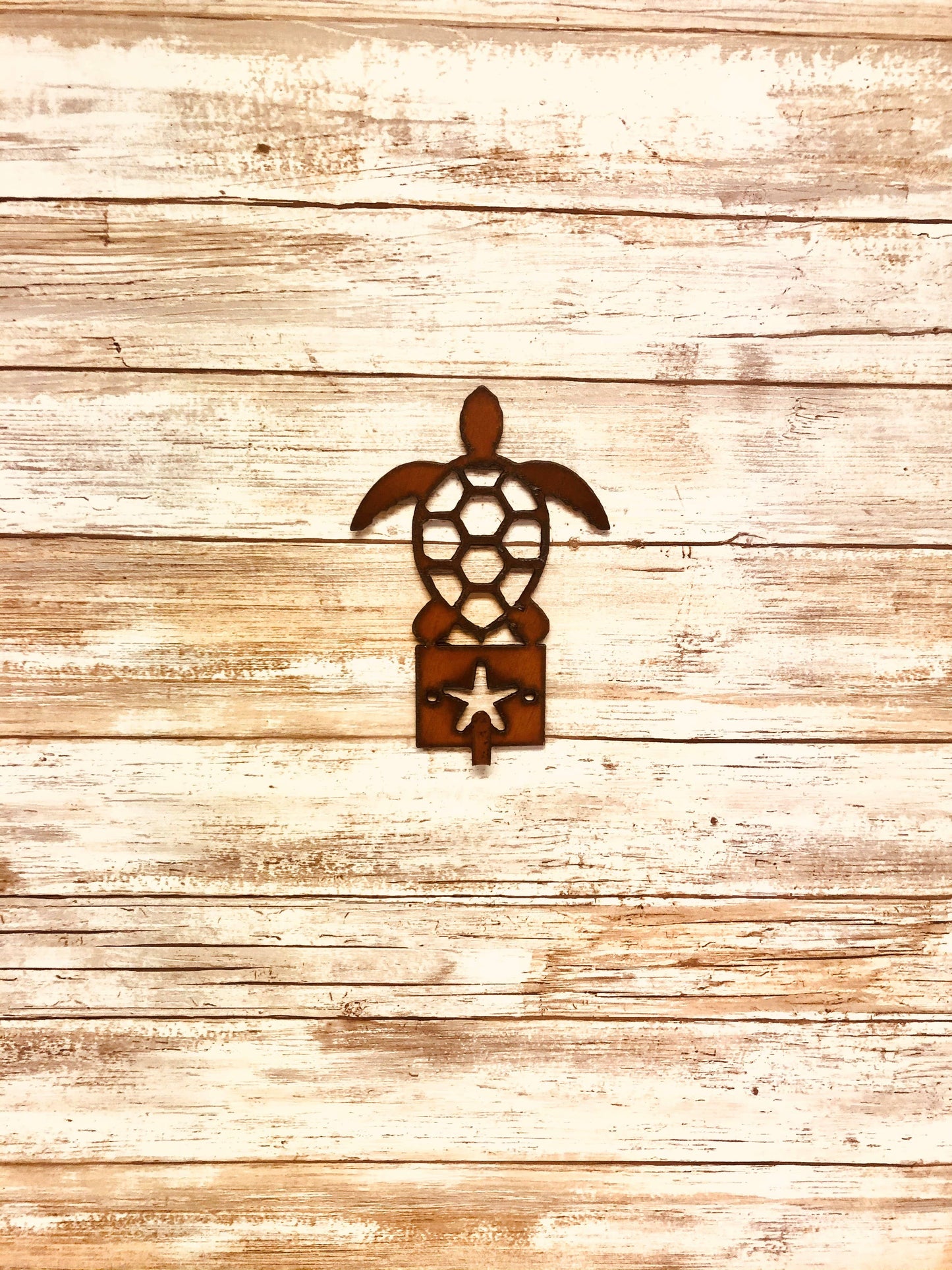 Sea Turtle Nautical Sea Life Single Key Hook