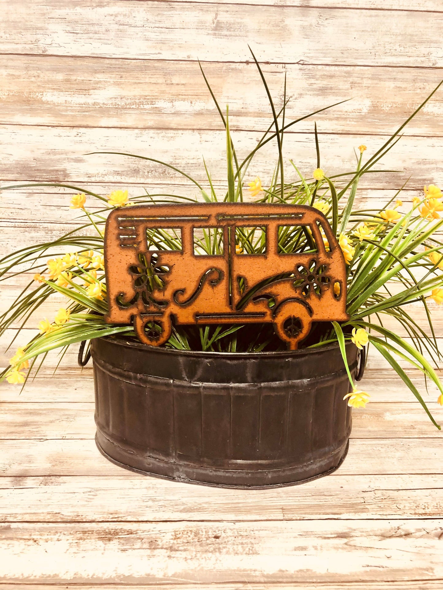 Volkswagen Bus Garden Friend Yard Stake