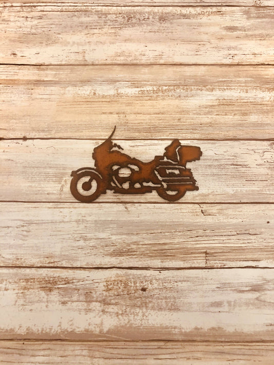 Full Dress Harley Motorcycle Magnet