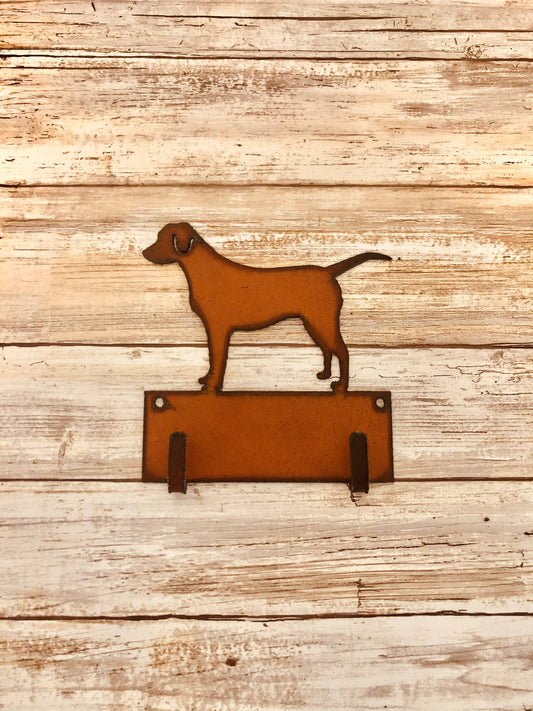 Labrador Retriever Dog Breed  Double Hook Leash Holder