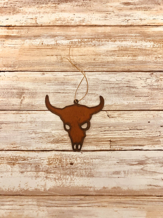 Buffalo Skull Ornament